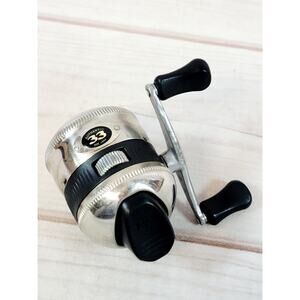 Vintage Zebco 33 1960's Spincast Fishing Reel USA Tested Works
